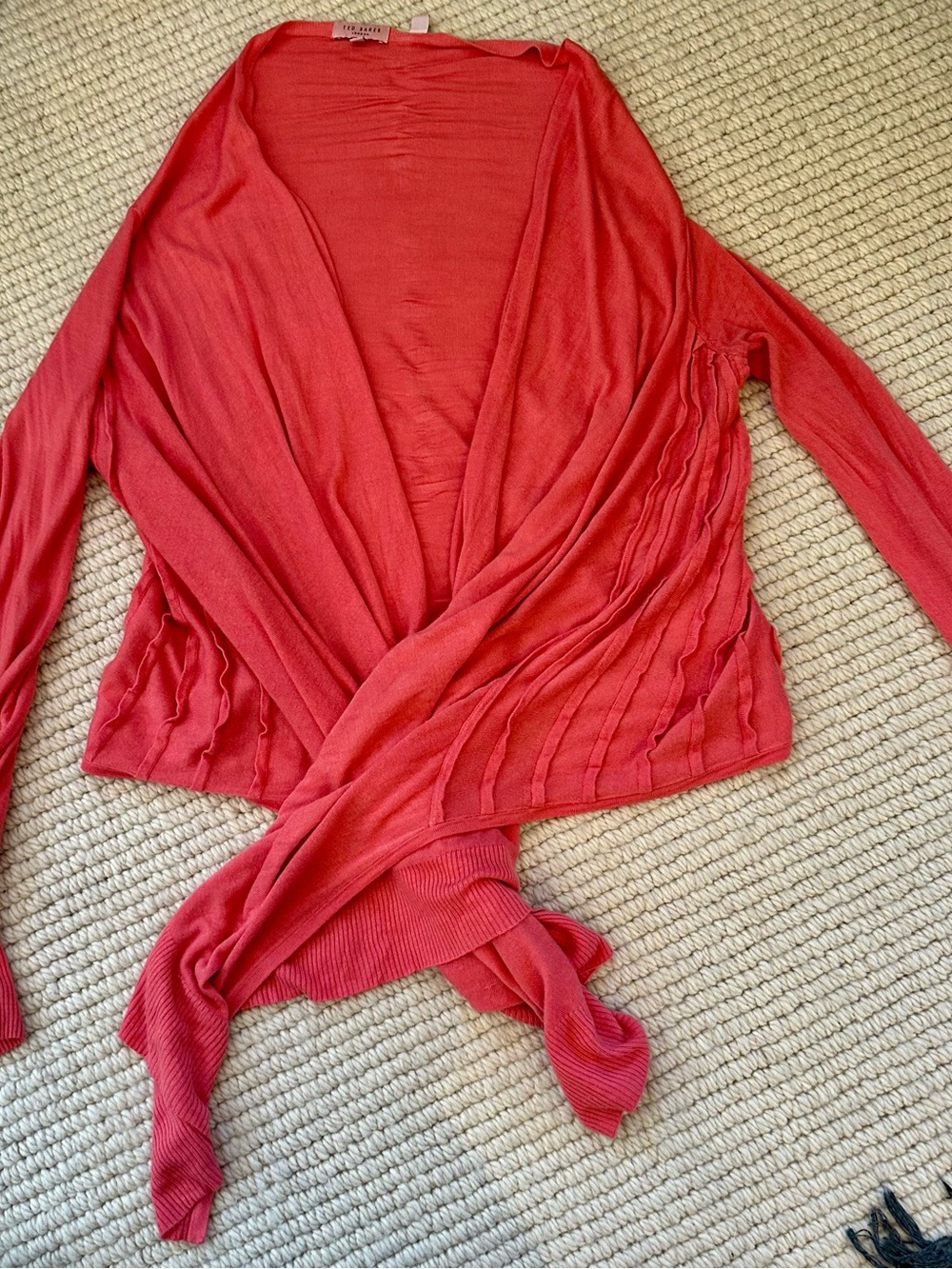 Ted Baker Coral Waterfall Cardigan